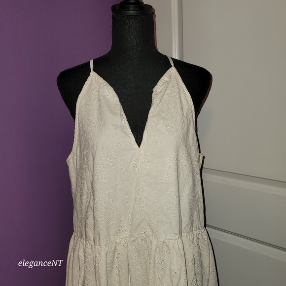 Universal Thread Beige Maxi Dress Sz: XL - Picture 7 of 9